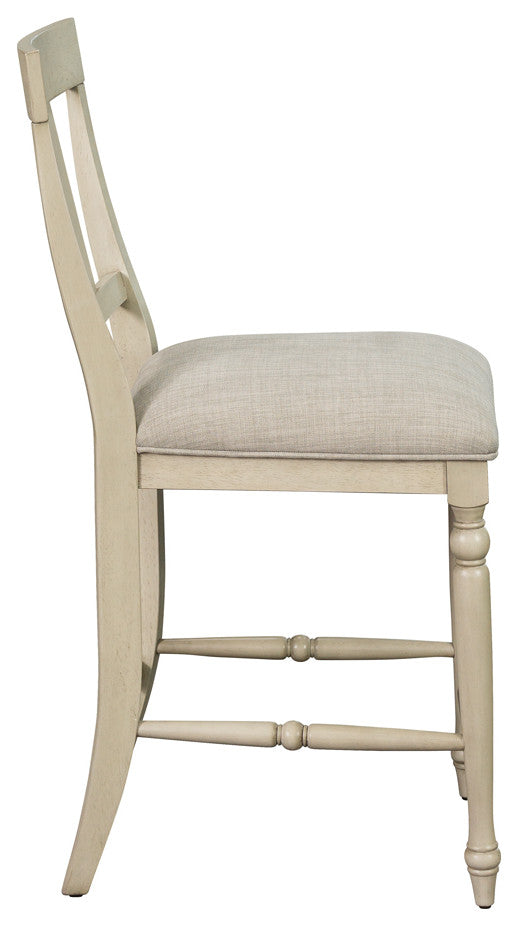 Martha Stewart Fiona Farmhouse Oak Veneer, Counter Stool