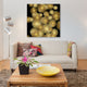 "Flourish In Gold" by Abby Young, Canvas Print, 26"x26"