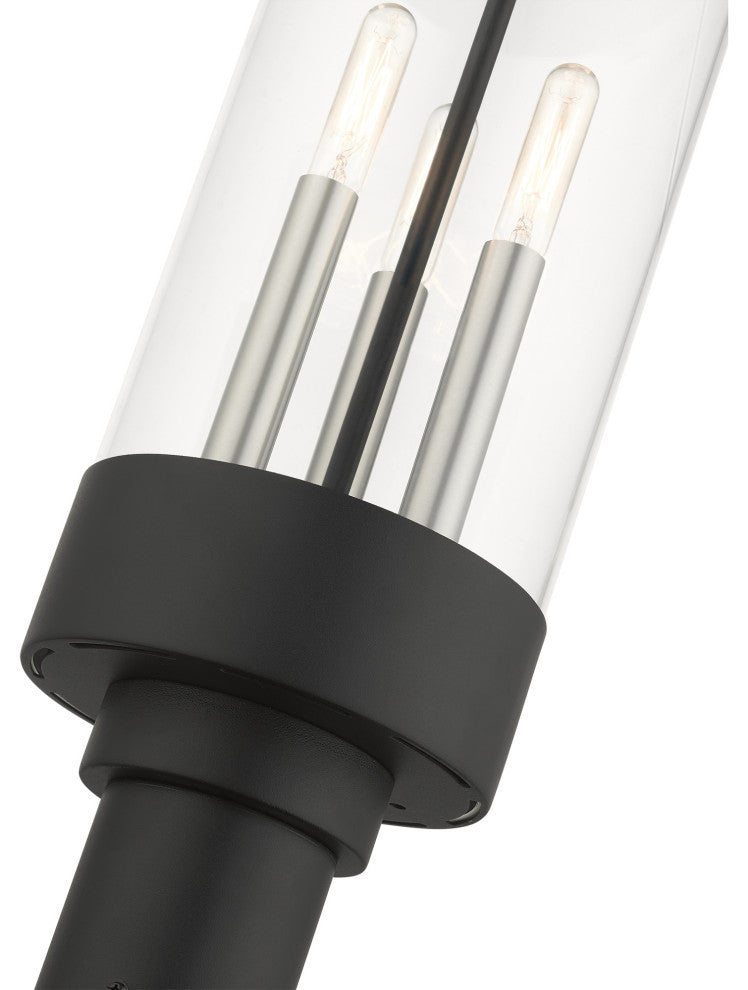 Textured Black Nautical, Moder, Industrial, Urban Outdoor Post Top Lantern