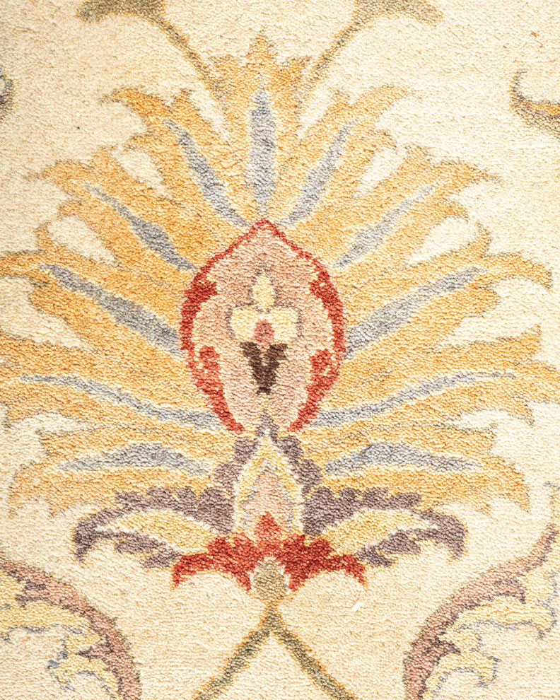 Mogul, One-of-a-Kind Hand-Knotted Area Rug Ivory, 9'2"x11'2"