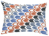 Arrow 14"x20" Abstract Decorative Outdoor Pillow, Gray