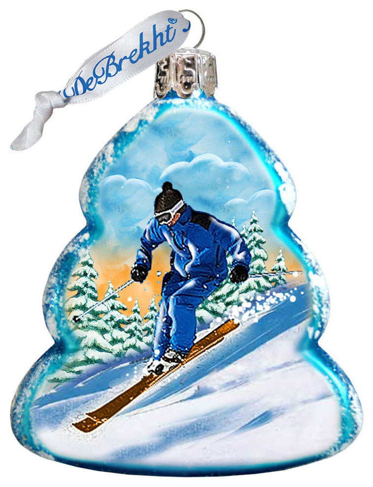 Skier Ornament