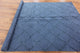 Modern Moroccan Blue Hand-Knotted Oriental Wool Rug, 6'x9'