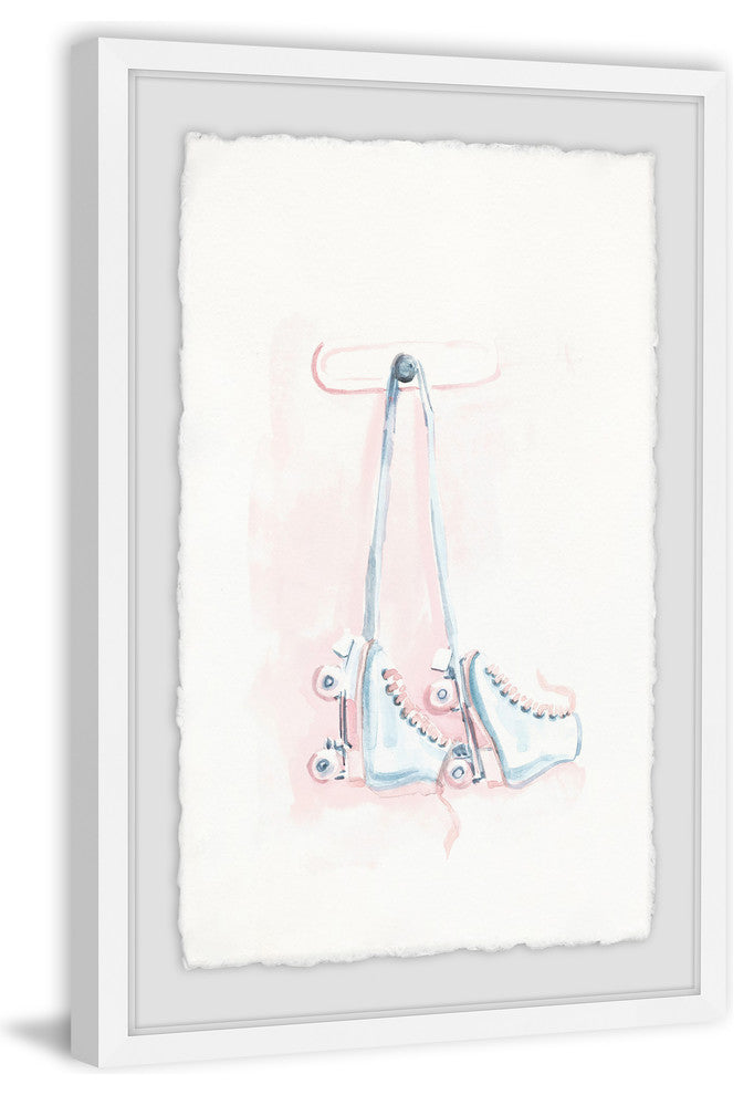 "Roller Skates" Framed Painting Print, 30"x45"