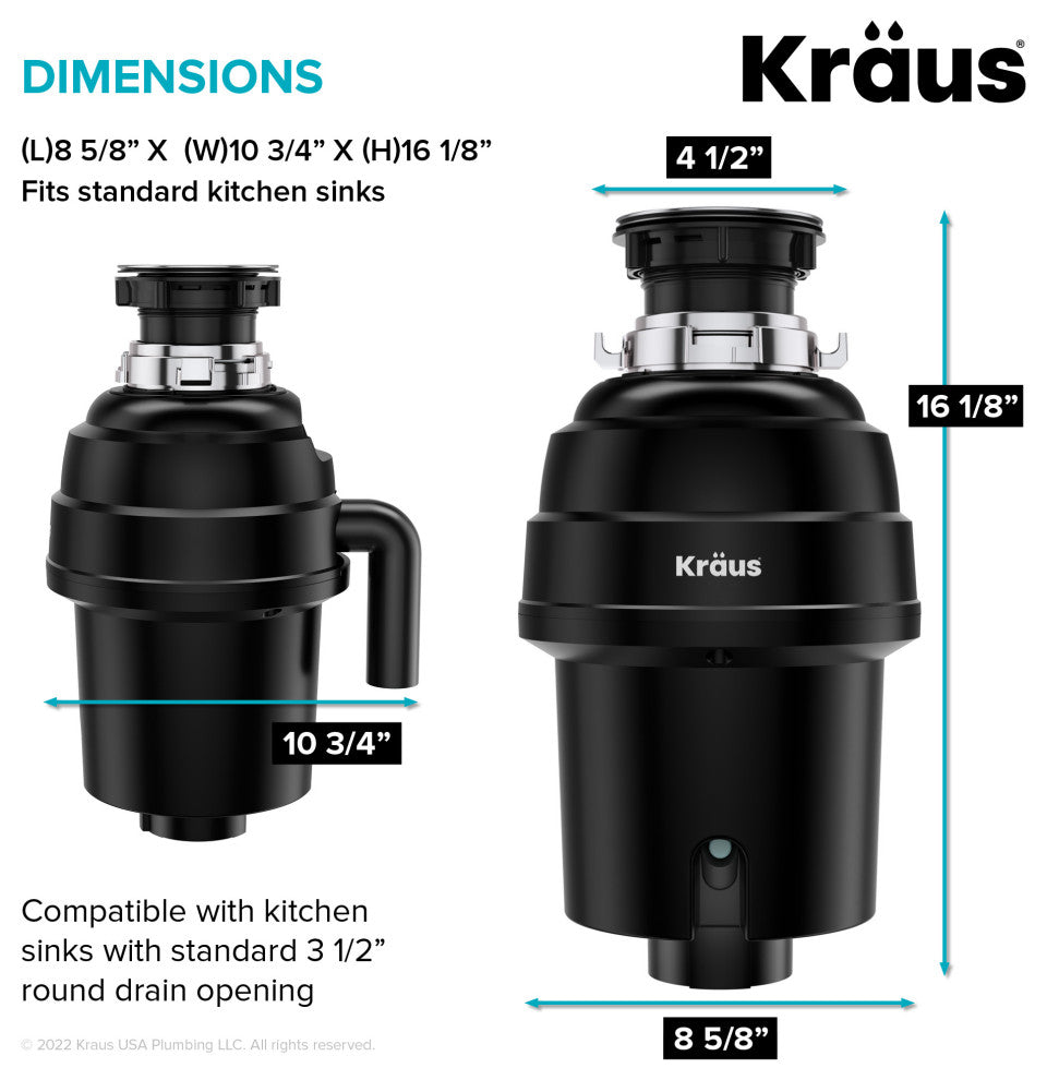 Undermount Stainless Steel Kitchen Sink With Garbage Disposal, 30" Kwu110-30