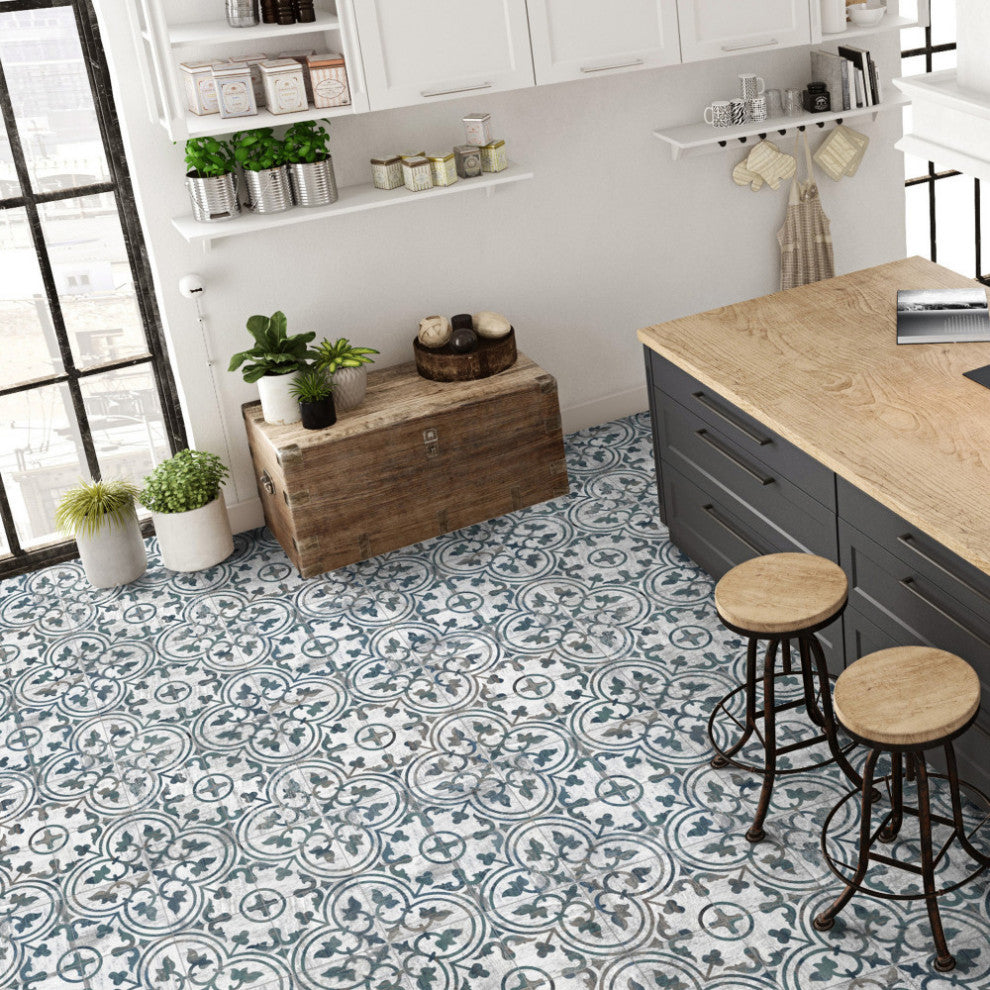 Cassis Arte Black Porcelain Floor and Wall Tile