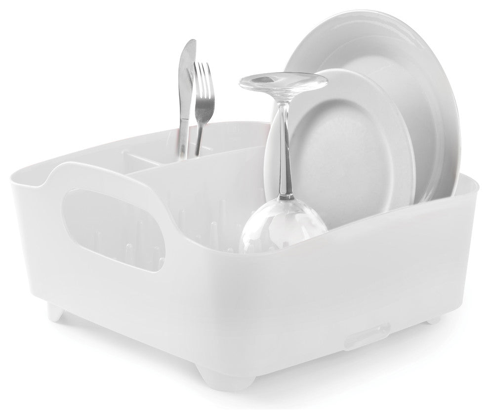Tub Dish Rack, White