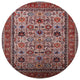 Ahgly Company Indoor Round Mid-Century Modern Area Rugs, 5' Round