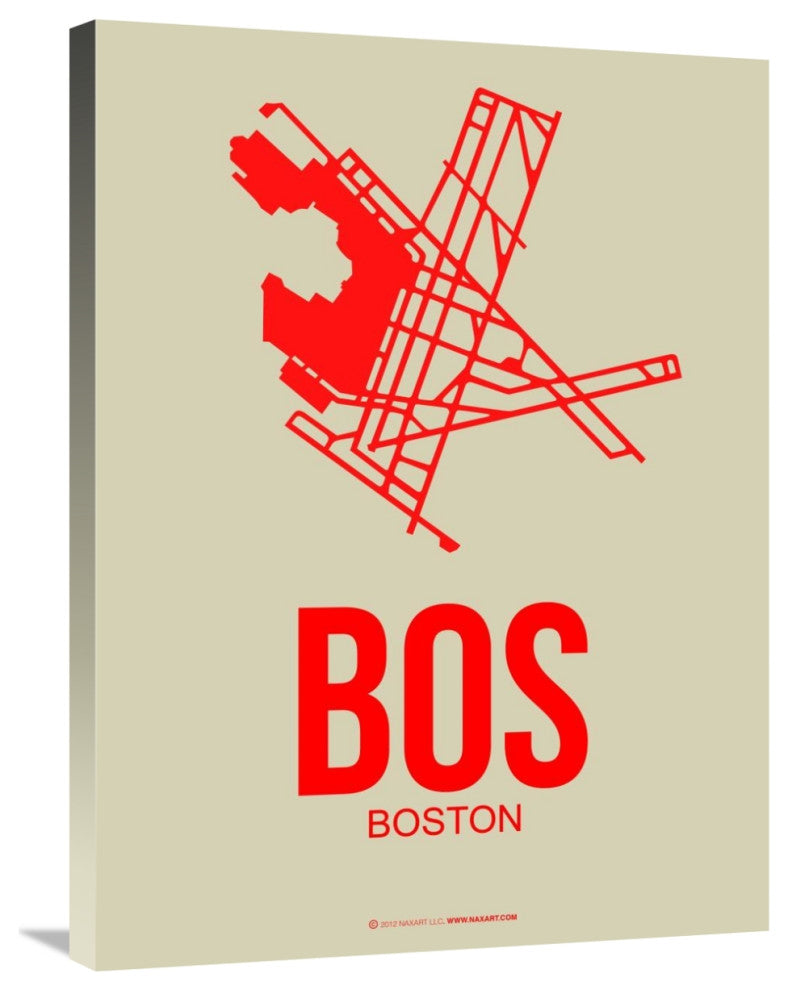 "BOS Boston Poster 1" Fine Art Print