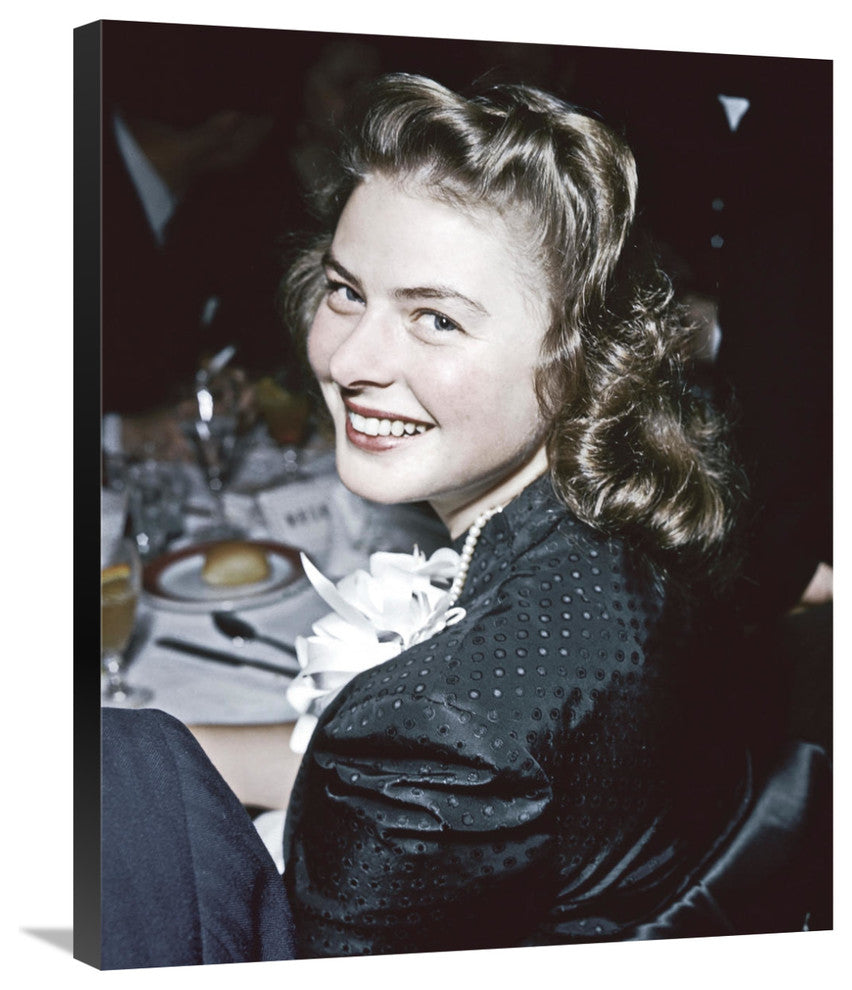 "Ingrid Bergman" Stretched Canvas Giclee by Hollywood Photo Archive, 24"x30"