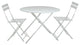 30" Round Bistro Table Set, White