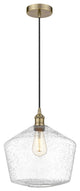 Innovations 616-1P-AB-G654-12-LED 1-Light Mini Pendant, Antique Brass