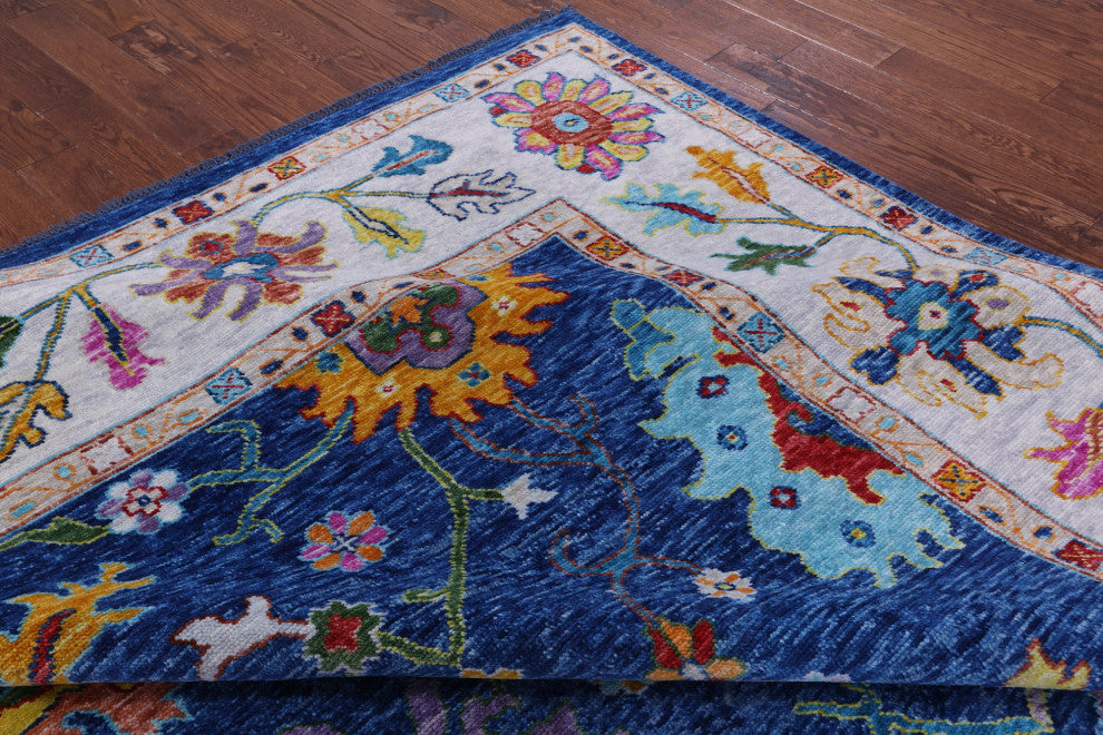 Turkish Oushak Hand Knotted Wool Rug 12' 4" X 14' 8" - Q14769