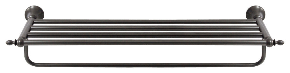 MODONA's 24" Towel Rack Antica Series -, Rubbed Bronze