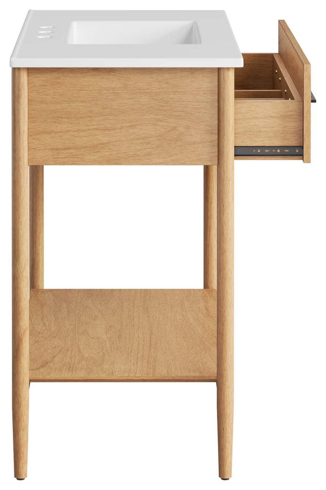 Zaire 36" Bathroom Vanity - Natural White
