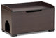 Yvette Modern Cat House, Dark Brown