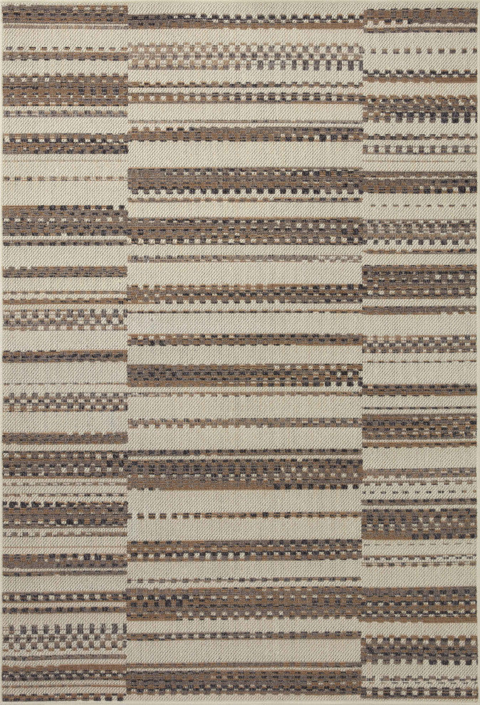 Loloi II Rainier Ivory / Taupe 2'-3" x 7'-7" Runner Rug