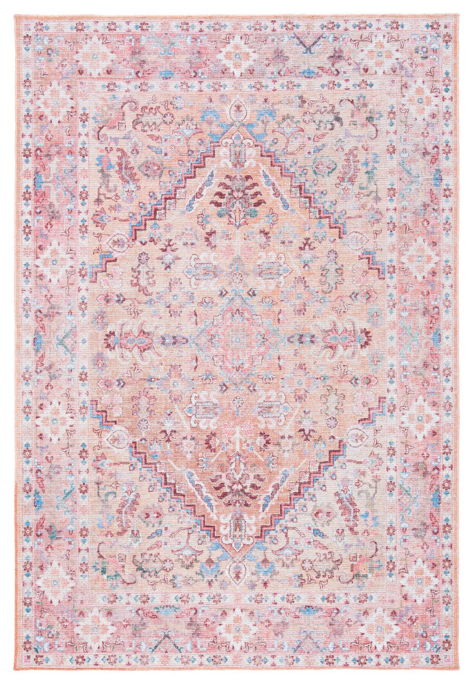 Safavieh Serapi Sep515B Vintage and Distressed Rug, Beige and Pink, 8'0"x10'0"