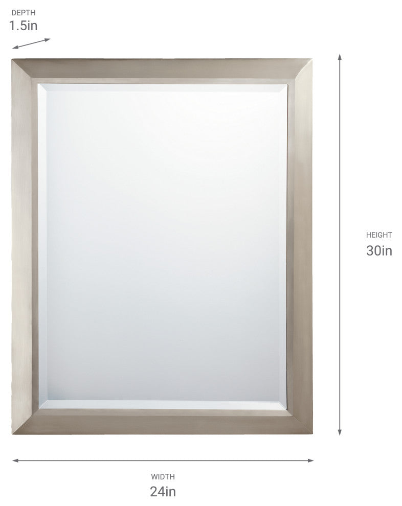 Mirror, Brushed Nickel