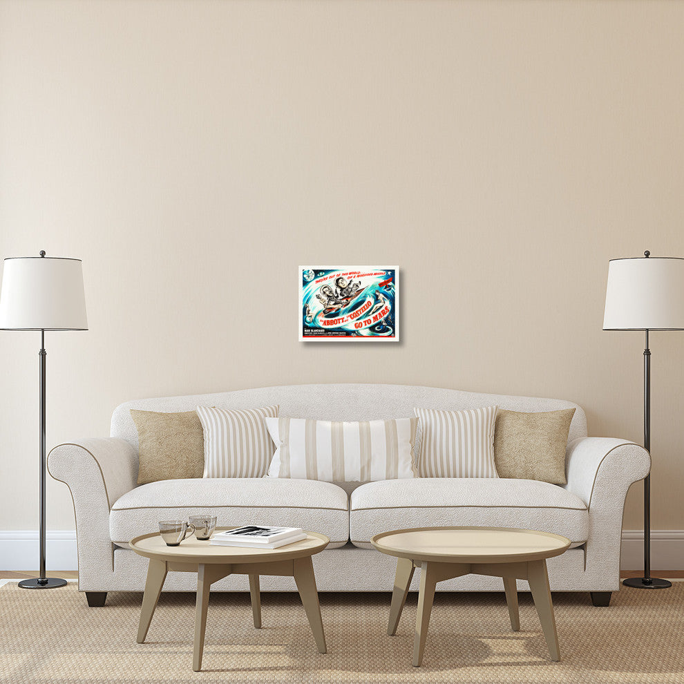 "Abbott & Costello - Go To Mars" Canvas by Hollywood Photo Archive, 22x17"