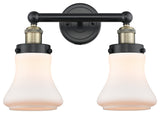 2 15.5" Bath Vanity-Light Black Antique Brass