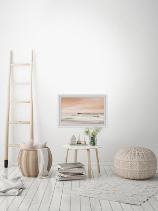 "Feathered Dawn" Framed Painting Print, 18"x12"