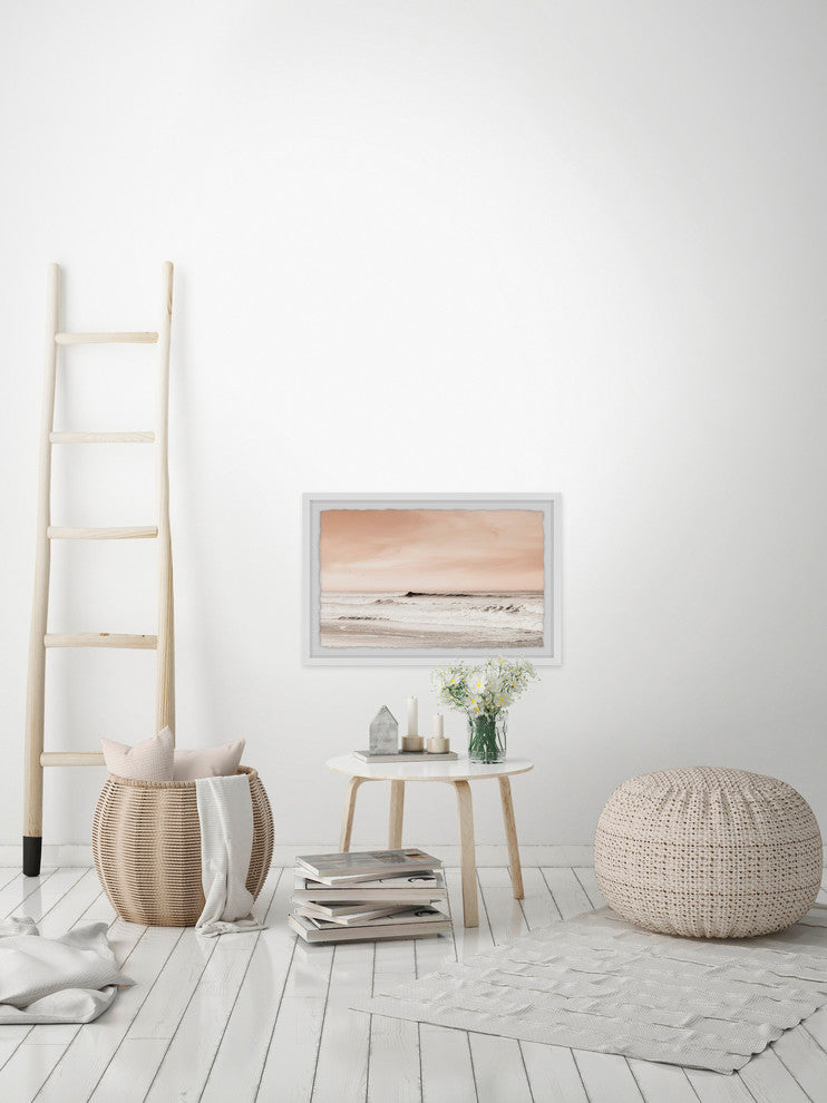 "Feathered Dawn" Framed Painting Print, 18"x12"