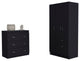 DEPOT E-SHOP Turner 2 Piece Bedroom Set, Armoire and Drawer Dresser