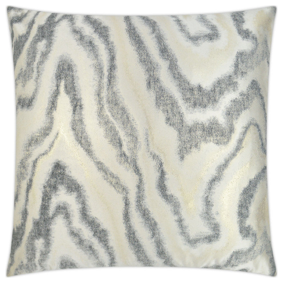 Waves Pillow - Charcoal