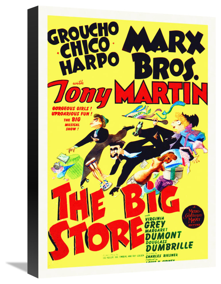 "Marx Brothers - The Big Store 05" Canvas by Hollywood Photo Archive, 15x22"