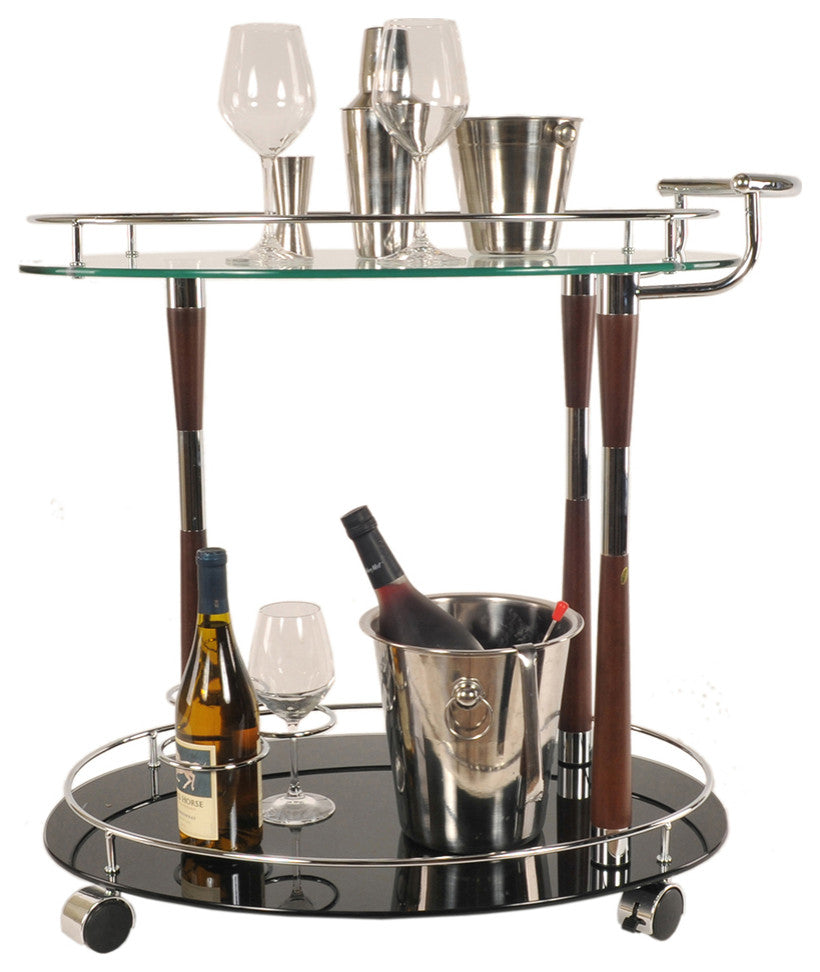 Anne Home Serving Trolley Bar Cart, Serving Cart