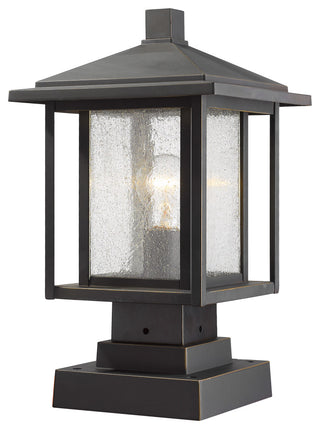 Aspen Outdoor Pier Mounted Fixture in Oil Rubbed Bronze (SQPM Mount - incl.)