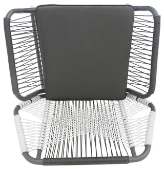 Hannah Outdoor Faux Rattan Club Chair, Set of 2