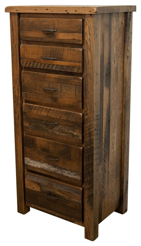 Foxfield Reclaimed Wood Tall Lingerie Chest