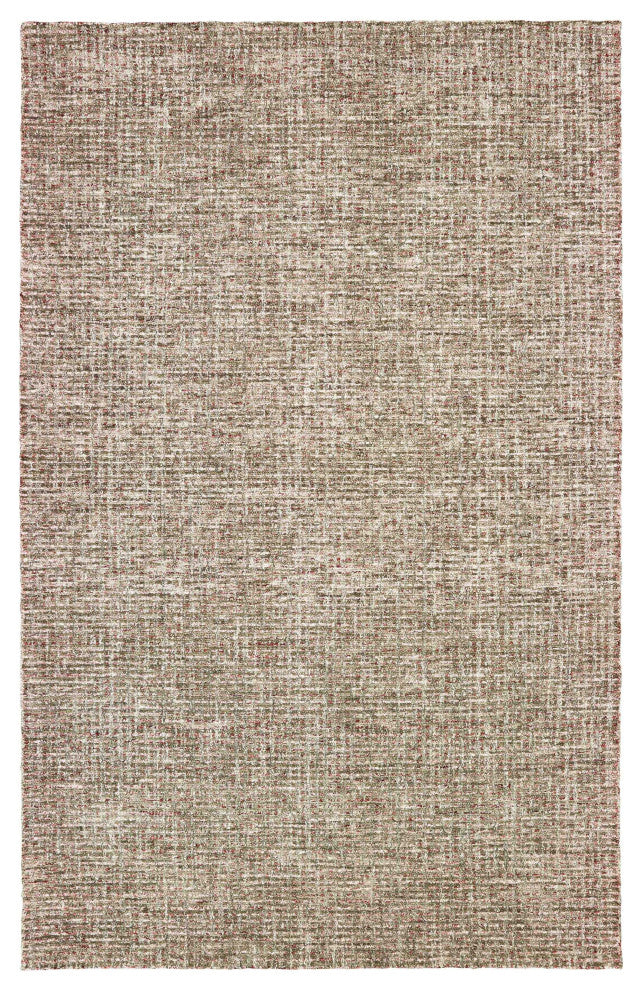 5" x 8" Brown Detailed Weave Area Rug