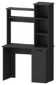 Rumford Computer Desk with Hutch and 3-Tier Storage Shelves