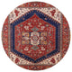 Ahgly Company Indoor Round Mid-Century Modern Area Rugs, 3' Round
