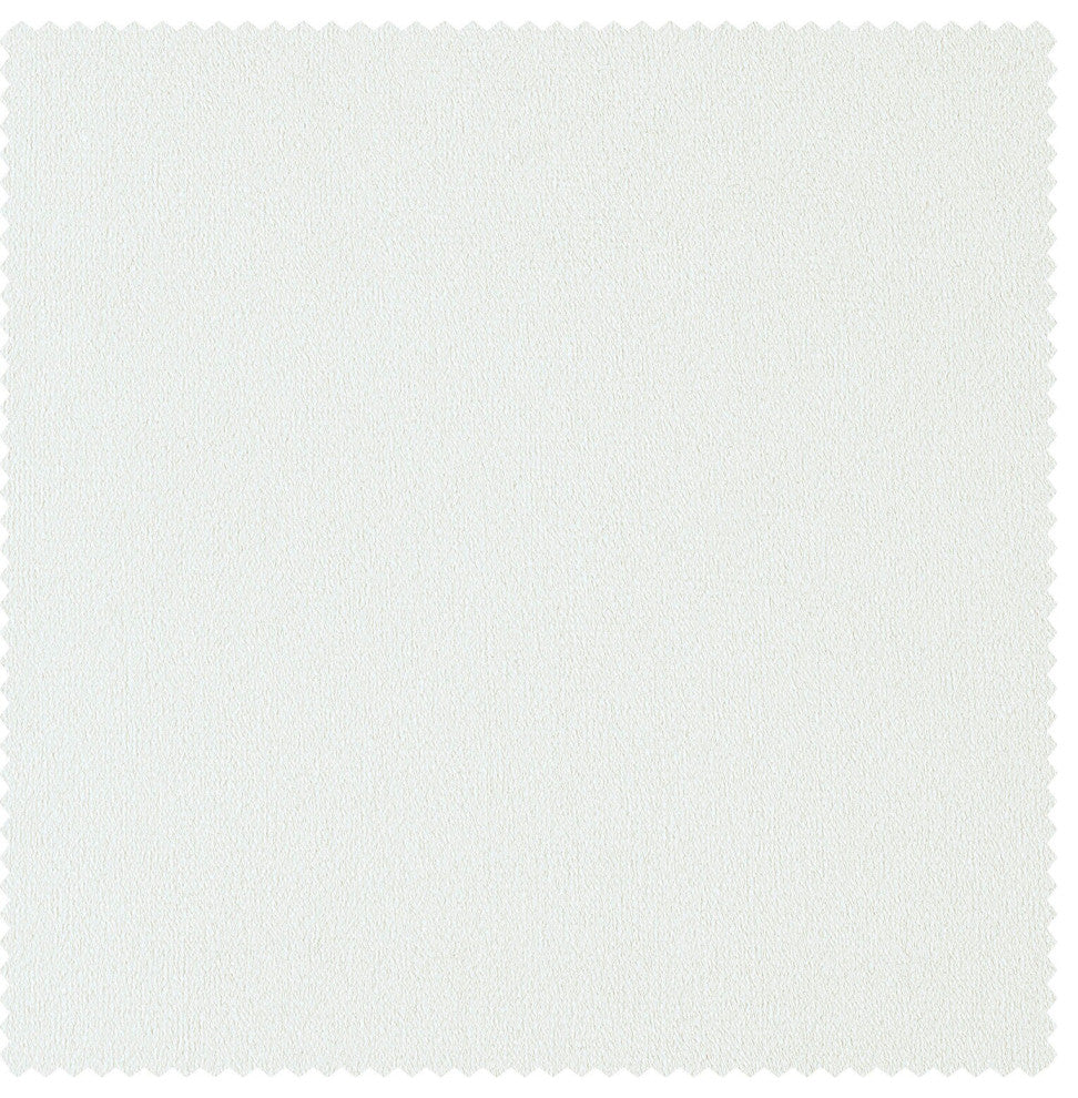Signature Primary White Blackout Velvet Fabric Sample, 4Wx4L
