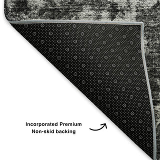 Premium Machine Washable Mayfield AMF651 Gray 3' x 5' Rug