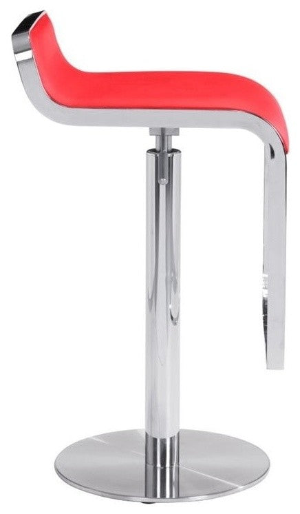 Zuo Modern Equino Stool Red