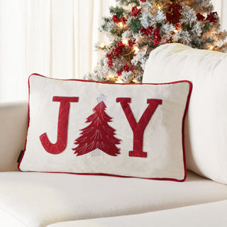 Safavieh Joy Tree Pillow Cream 20" X 12"