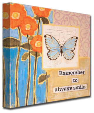 Canvas Art 'Happy Thoughts II' by Hope Hansen, 12"x12"