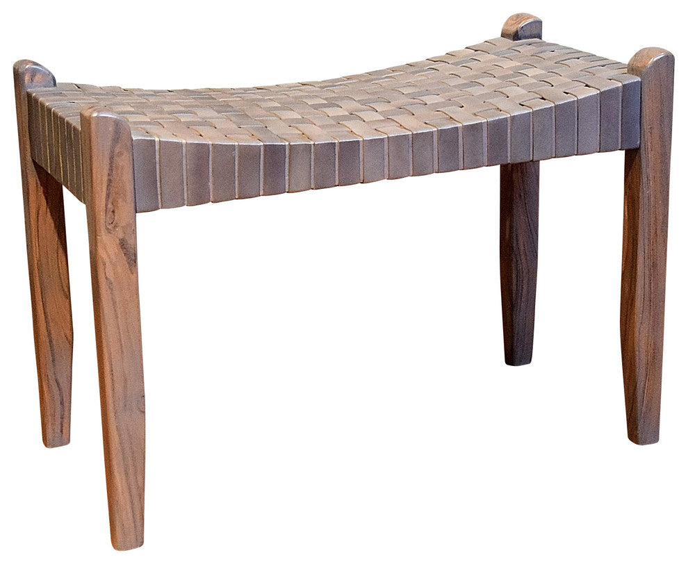 Saddler Bench, Gray and Gray Wash