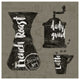 "Linen Coffee IV" Digital Paper Print by Sue Schlabach, 32"x32"
