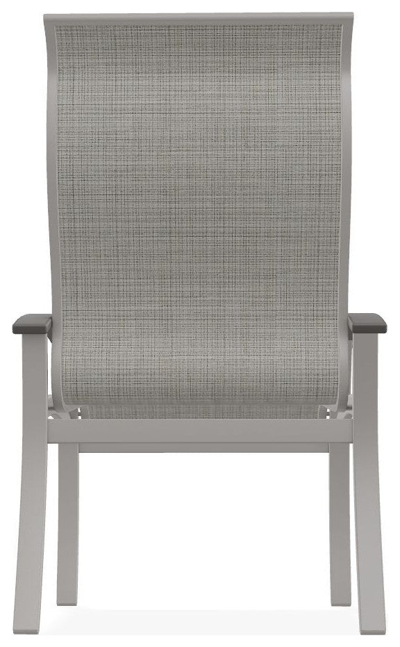 Belle Isle Sling Outdoor Dining Chair, Deacon/Beachwood