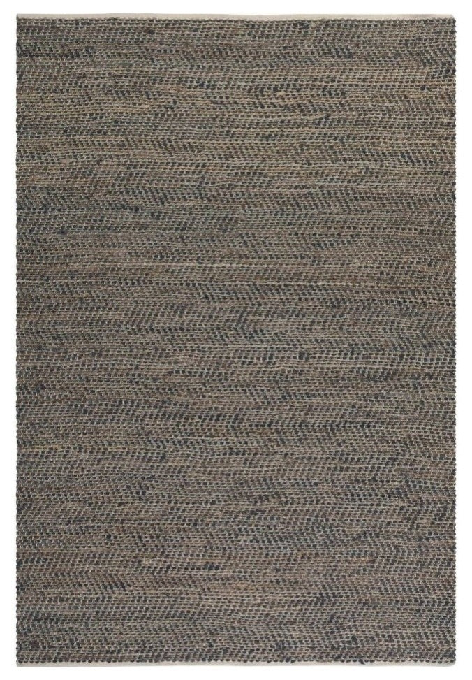 Uttermost Tobais 9 X 12 Rescued Leather & Hemp Rug