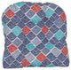 19" U-Shaped Dining Chair Cushions, Set of 2, Belk Nautical
