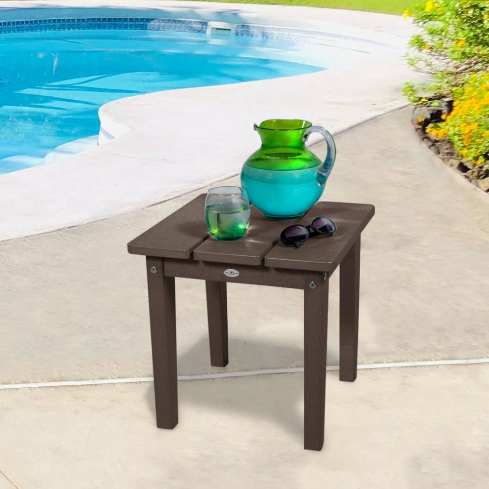 Adirondack Small Side Table, Mangrove Brown