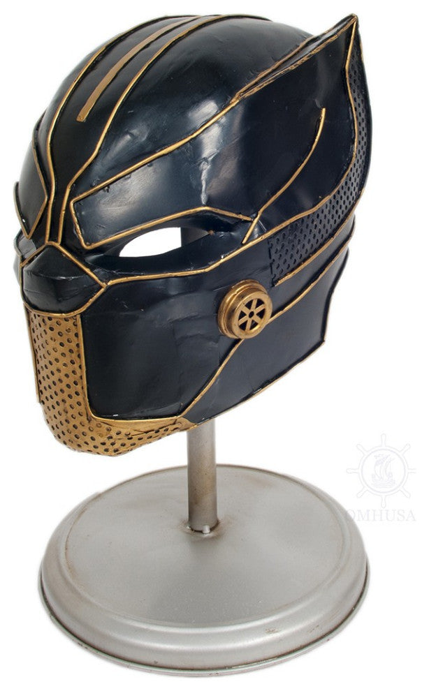 Black Panther Helmet Sculpture