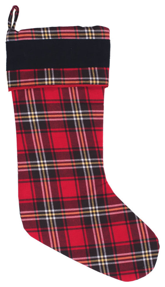 Vickerman Qtx17142 Decorative 8"X19" Scotsman Collection Christmas Stocking